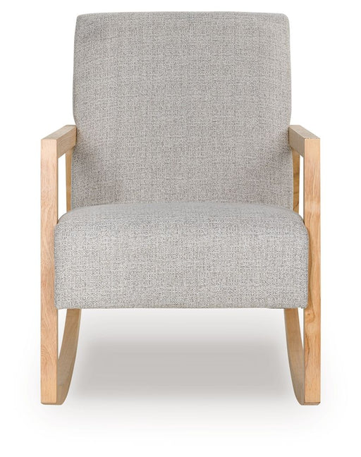 Wychworth - Gray / Natural - Accent Chair - JaxCo Furniture