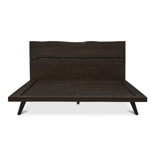 Madagascar - Queen Platform Bed - Dark Brown - JaxCo Furniture