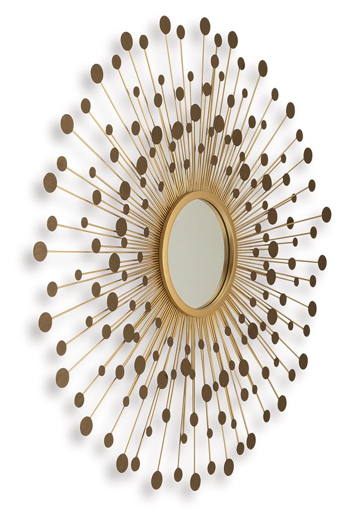 Morwenna - Bronze / Gold Finish - Accent Mirror - JaxCo Furniture
