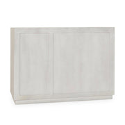 Isha - 3 Drawers 2 Door Cabinet - White Washed - JaxCo Furniture