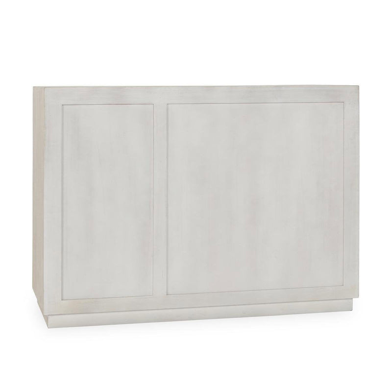 Isha - 3 Drawers 2 Door Cabinet - White Washed - JaxCo Furniture