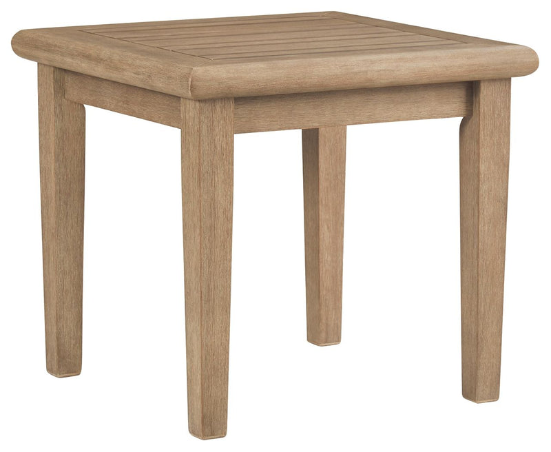 Gerianne - Brown - Square End Table - JaxCo Furniture