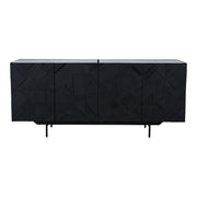 Kattan - Sideboard - Black - Wood - JaxCo Furniture