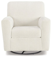 Herstow - Swivel Glider Accent Chair - JaxCo Furniture