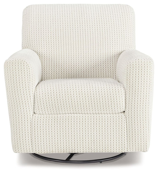 Herstow - Swivel Glider Accent Chair - JaxCo Furniture