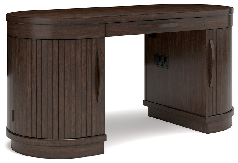 Korestone - Warm Brown - Home Office Desk - JaxCo Furniture