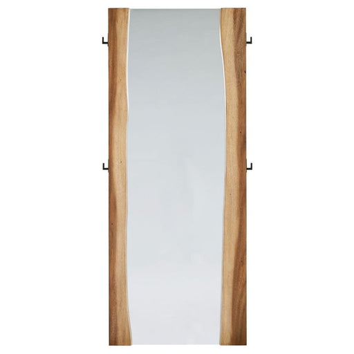 Winslow - Standing Floor Mirror - Smokey Walnut - JaxCo Furniture