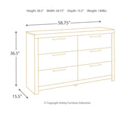 Derekson - Dresser, Mirror - JaxCo Furniture