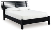 Danziar - Slat Panel Bed With Low Footboard - JaxCo Furniture
