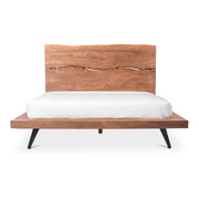 Madagascar - Queen Platform Bed - Light Brown - JaxCo Furniture