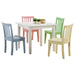 Rory - 5 Piece Kids Table And Chairs Set - Multi Color - JaxCo Furniture