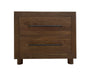 Jaxon - Wood 2 Drawer Nightstand - Cocoa Brown - JaxCo Furniture