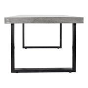 Jedrik - Large Outdoor Dining Table - Cement - JaxCo Furniture