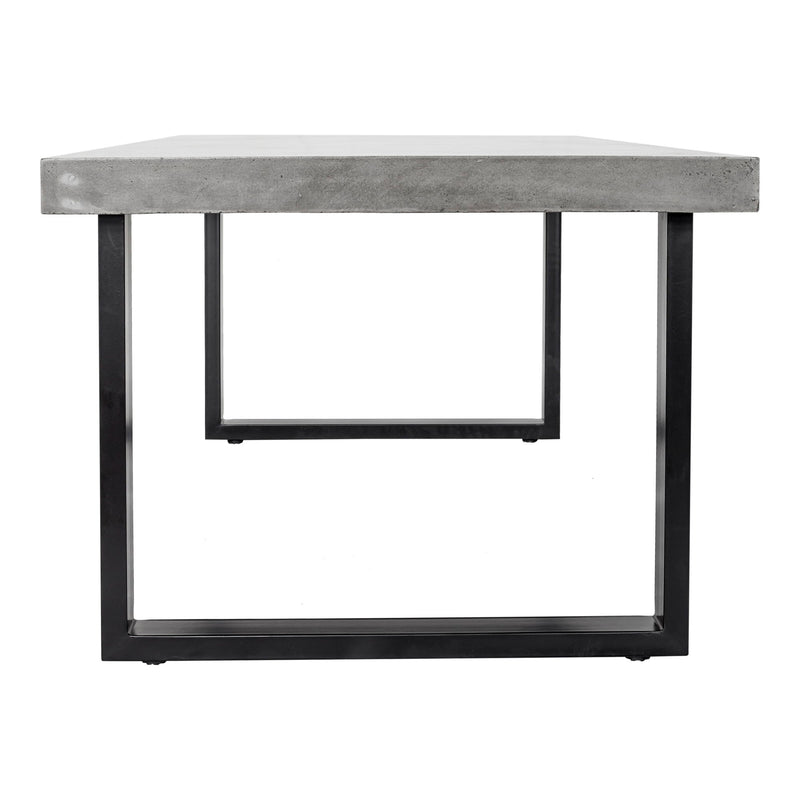 Jedrik - Large Outdoor Dining Table - Cement - JaxCo Furniture