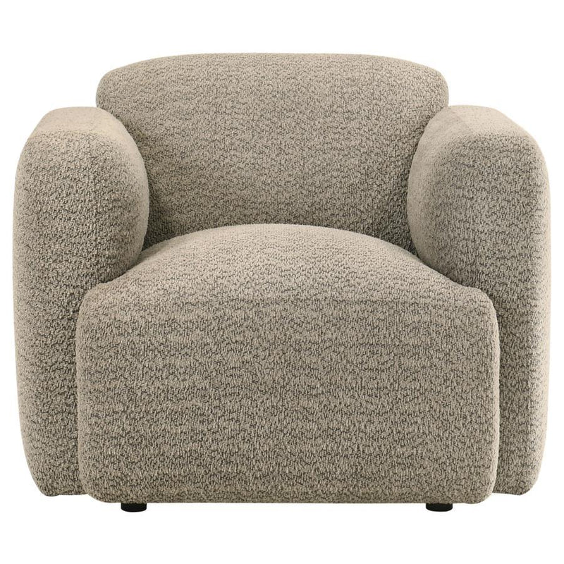 Dorset - Fabric Upholstered Round Track Arm Accent Chair - JaxCo Furniture