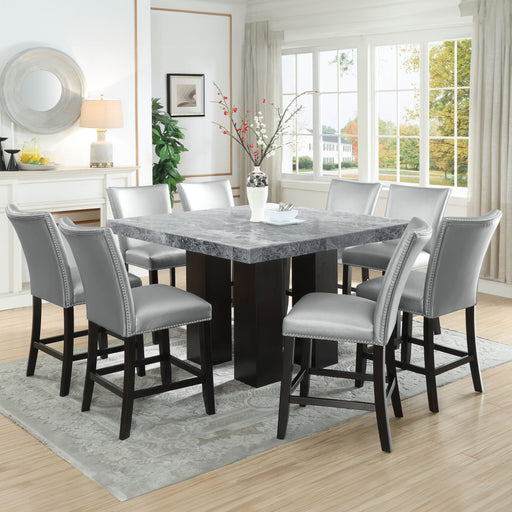 Camila - Square Counter Dining Set - Gray Top - JaxCo Furniture