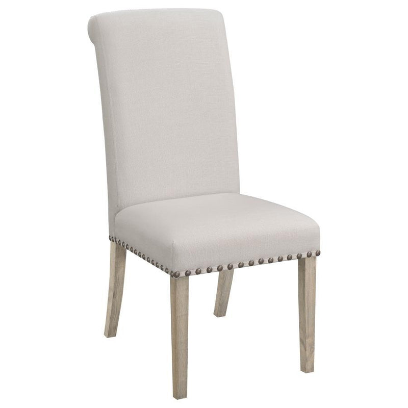 Salem - Fabric Upholstered Dining Side Chair (Set of 2) - Beige - JaxCo Furniture