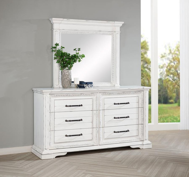 Mckinney - 6-Drawer Bedroom Dresser Cabinet - JaxCo Furniture