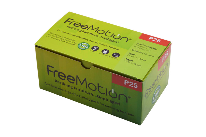Freemotion - Battery 2500 mAh - Black - JaxCo Furniture