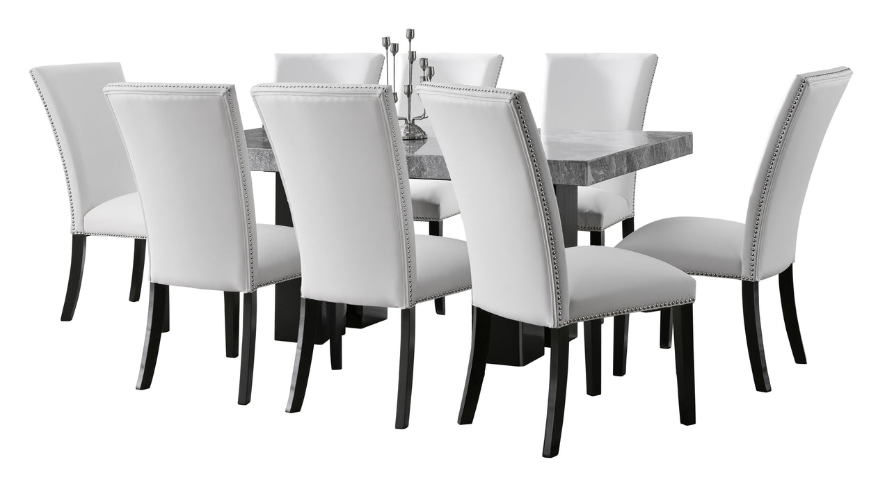 Camila - Rectangular Dining Set - Gray Top - JaxCo Furniture