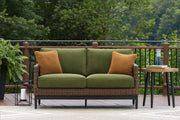 Horizon Hall - Brown / Green - Loveseat With Cushion - JaxCo Furniture