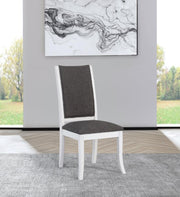 Judd - Upholstered Dining Side Chair (Set of 2) - Pearl White - JaxCo Furniture