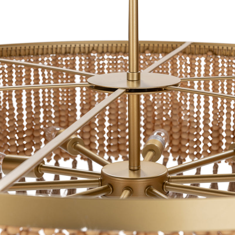 Andren - Pendant - Natural / Gold - JaxCo Furniture