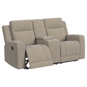 Brentwood - Upholstered Motion Reclining Loveseat - JaxCo Furniture