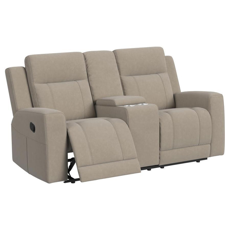 Brentwood - Upholstered Motion Reclining Loveseat - JaxCo Furniture