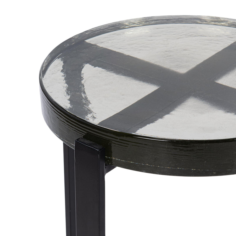 Gallie - Round Accent Table - Black - JaxCo Furniture