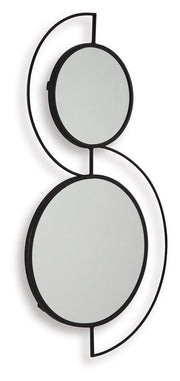 Shayham - Black - Accent Mirror - JaxCo Furniture