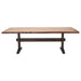 Bexley - 5 Piece Rectangular Live Edge Dining Table Set - Honey - JaxCo Furniture