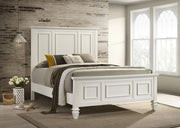 Sandy Beach - Panel Bed with High Headboard - JaxCo Furniture