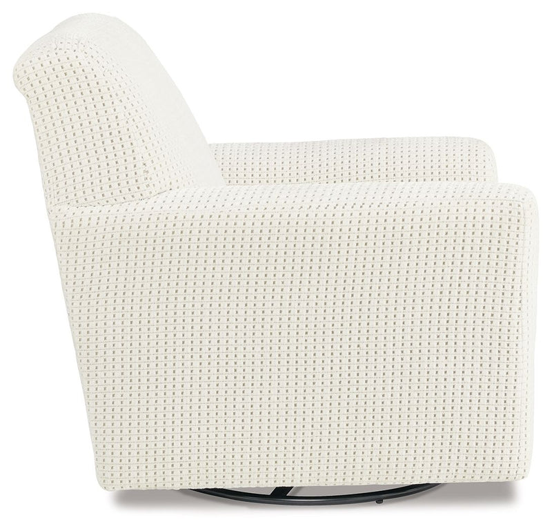 Herstow - Swivel Glider Accent Chair - JaxCo Furniture