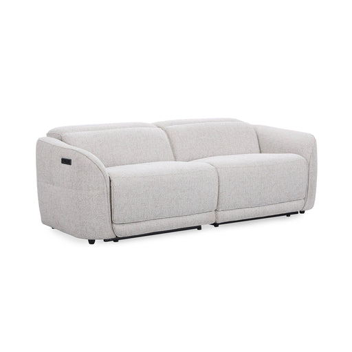 Ostend - Upholstered Power Recliner Sofa - Gray - JaxCo Furniture