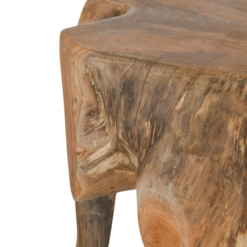 Cypress - Teak Root End Table - JaxCo Furniture