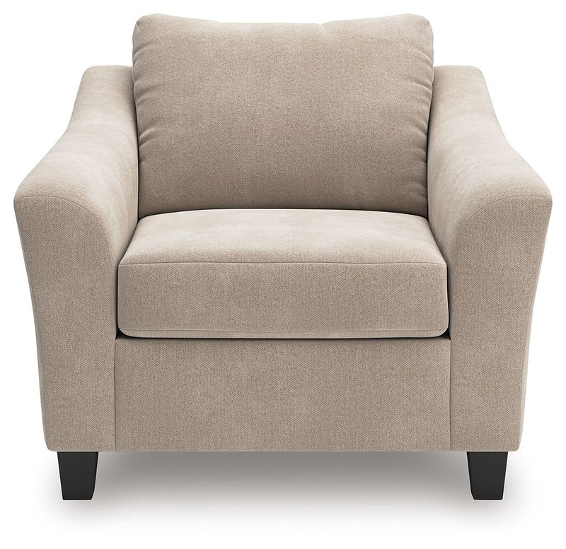 Willarae - Taupe - Chair And A Half - JaxCo Furniture