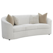 Rainn - Boucle Upholstered Sloped Arm Sofa Set - JaxCo Furniture