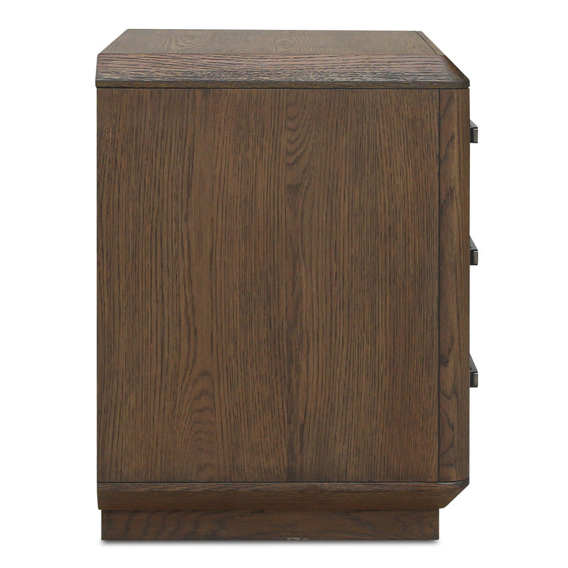 Caleb - Accent Nightstand - Dark Brown - JaxCo Furniture