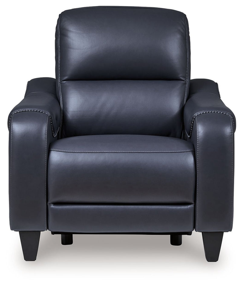 Mercomatic - Power Recliner With Adj Headrest - JaxCo Furniture