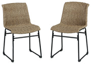 Amaris - Brown / Black - Chair (Set of 2) - JaxCo Furniture