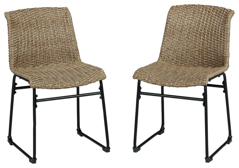 Amaris - Brown / Black - Chair (Set of 2) - JaxCo Furniture