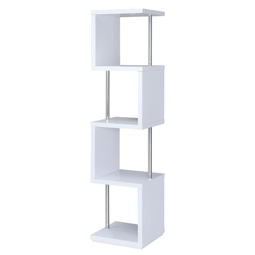 Baxter - 4-shelf Bookcase - JaxCo Furniture