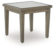 Rainier Ranch - Brown / Beige - Square End Table - JaxCo Furniture
