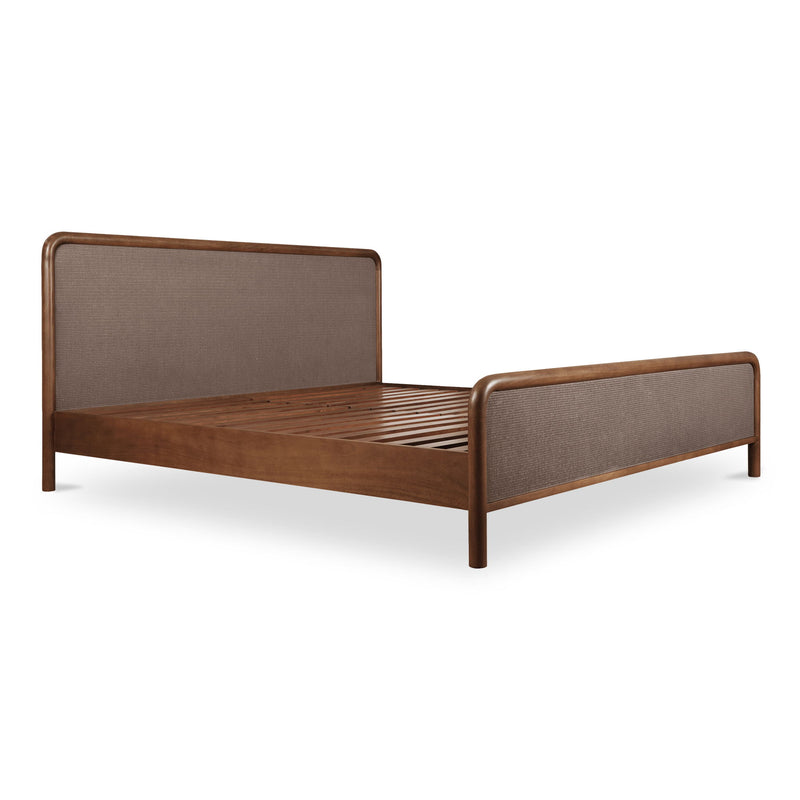 Rye - Queen Bed - Warm Brown - JaxCo Furniture