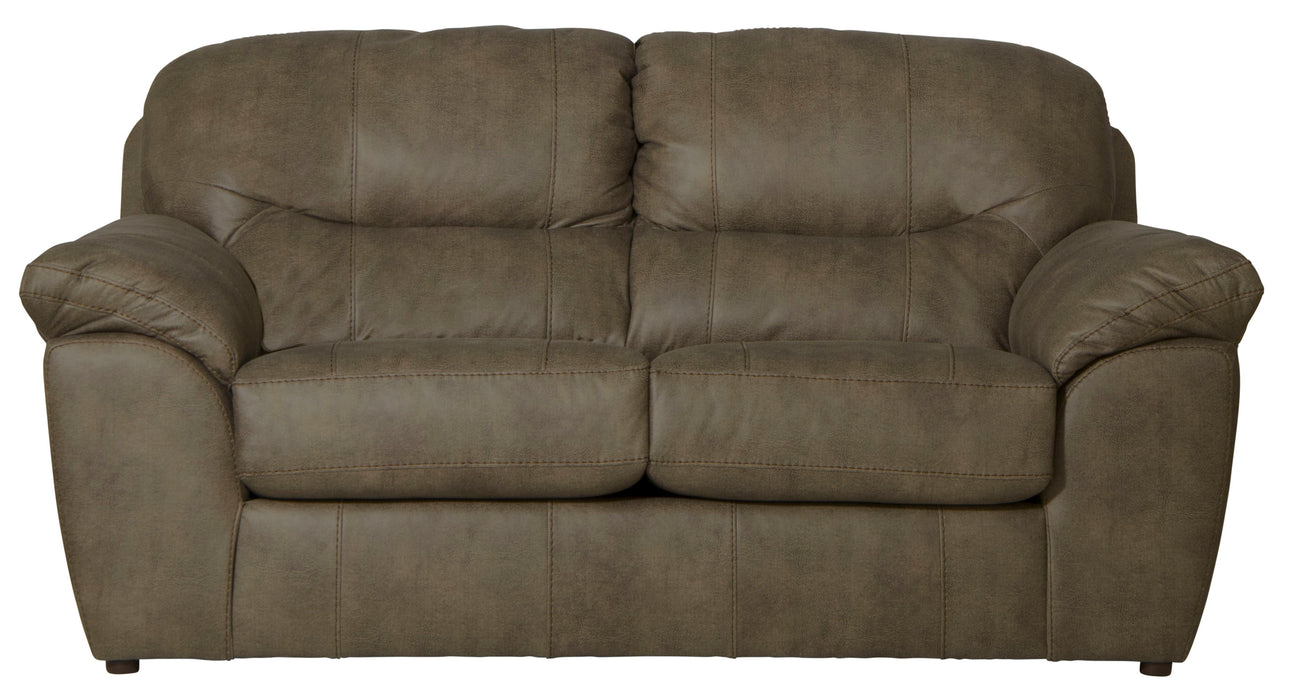 Bradshaw - Loveseat - Mushroom - JaxCo Furniture