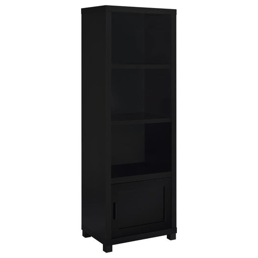 Jupiter - 3-Shelf Engineered Wood Media Tower - Black - JaxCo Furniture