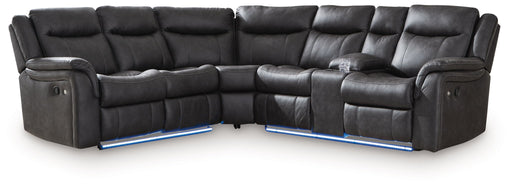 Sultan Meadow - Carbon - 2-Piece Reclining Sectional - JaxCo Furniture