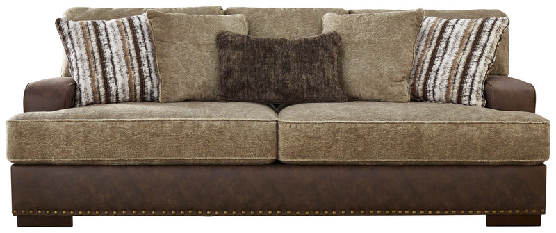 Alesbury - Chocolate - Sofa - JaxCo Furniture