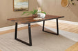 Ditman - Live Edge Dining Table - Gray Sheesham - JaxCo Furniture